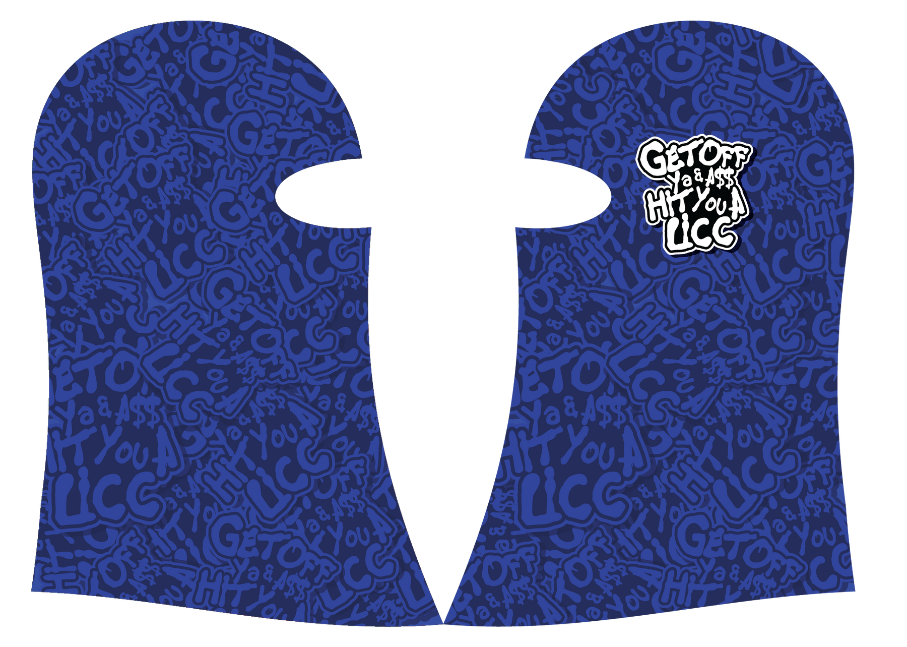 Bravest Studios Blue Shiesty Ski Mask *GUCCI PRINT*